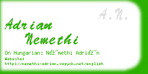 adrian nemethi business card